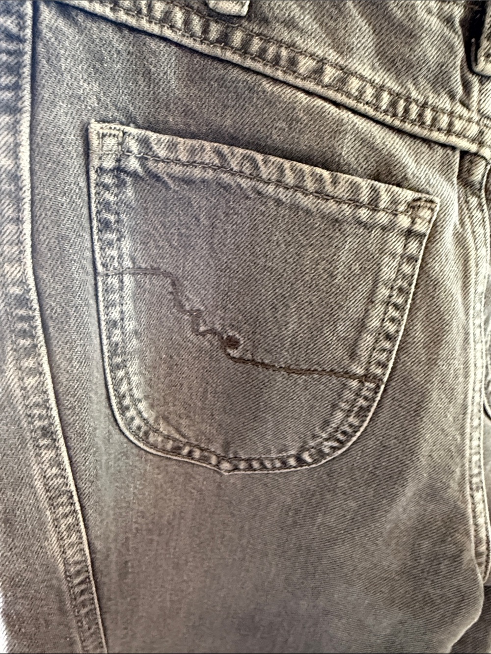 Women's Free People Gray High-rise Jeans - Picture 3 of 5